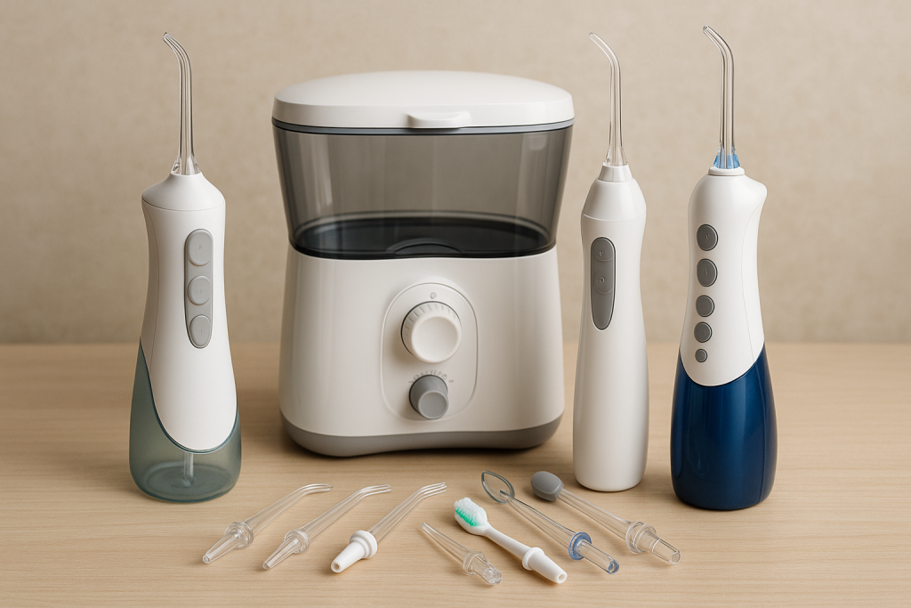 Типы ирригаторов и разнообразие насадок