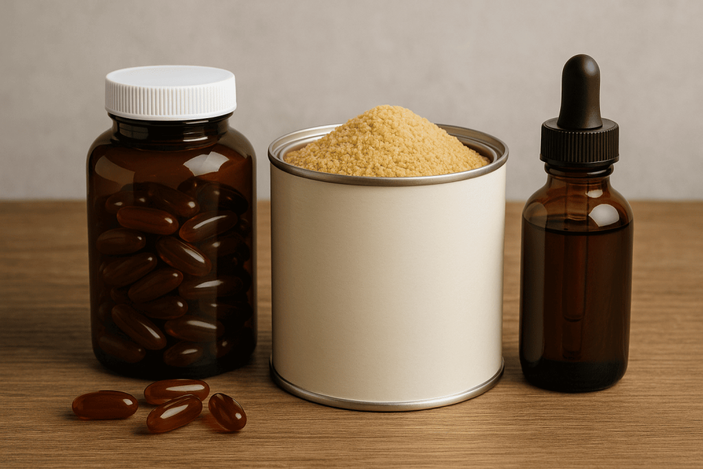 Форми випуску лецитину для роздрібної торгівлі