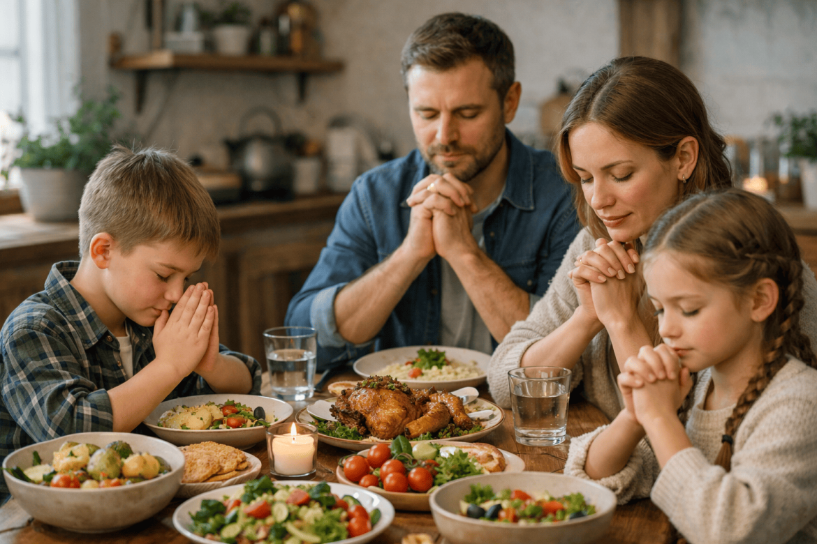 Молитва перед їдою та після їжі: духовний сенс щоденної традиції