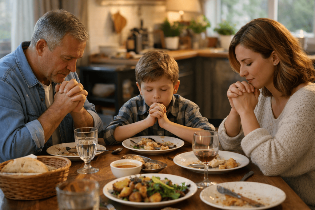 Молитва після їжі: подяка Богу