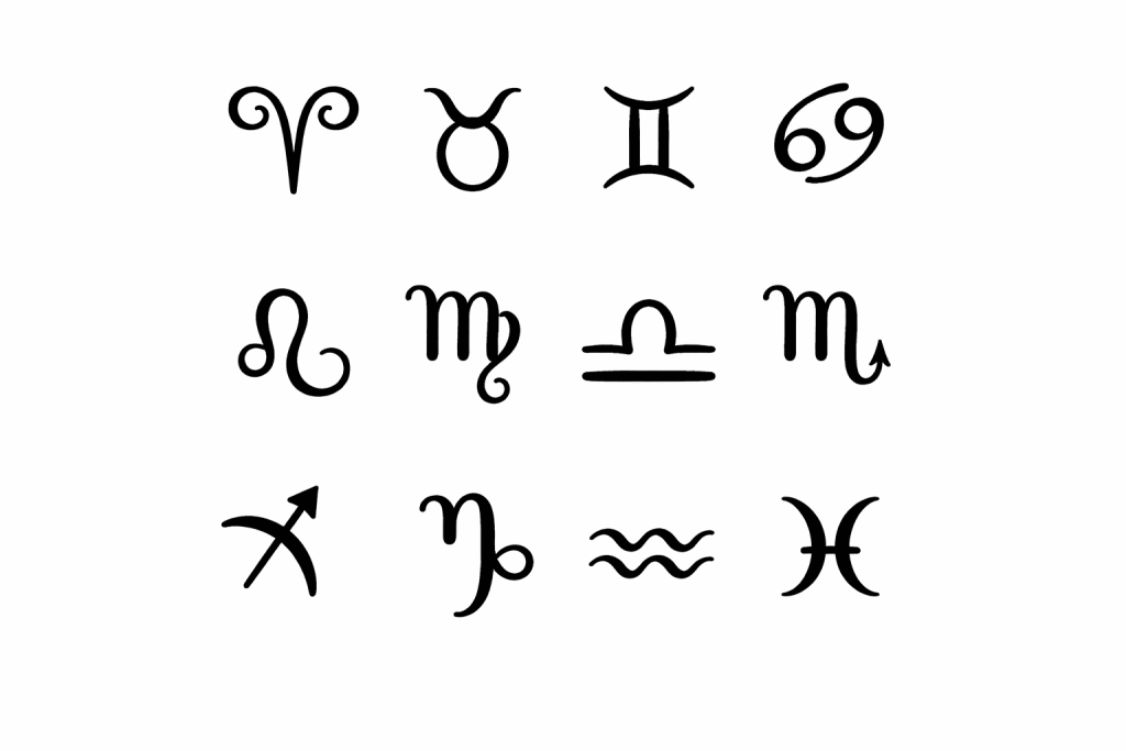 Як виглядають знаки зодіаку