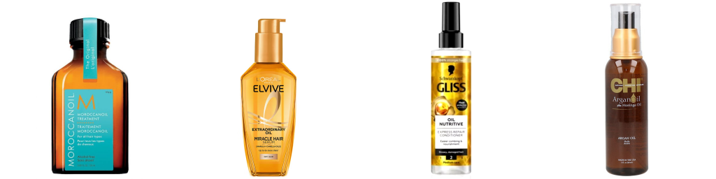 Олії та сироватки для блиску