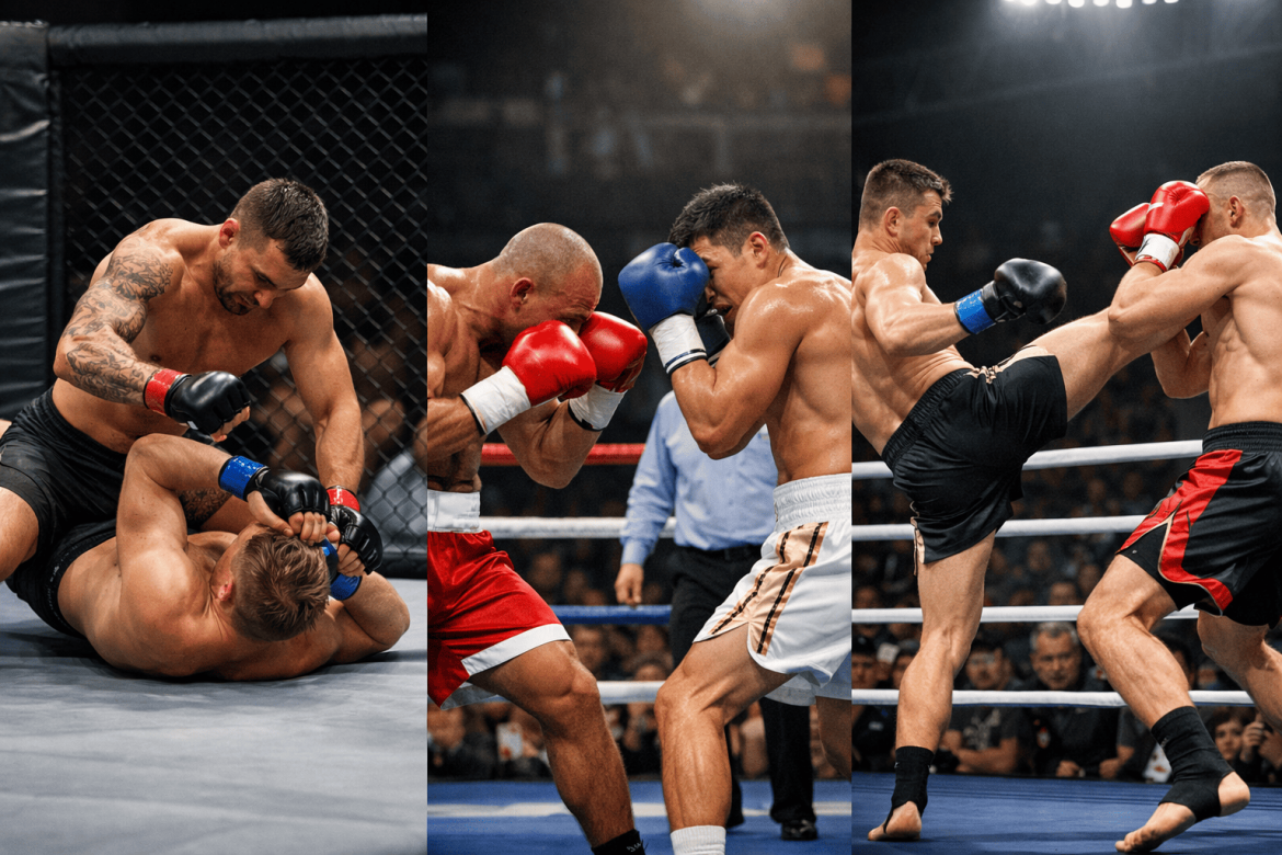 Чим MMA відрізняється від боксу та кікбоксингу